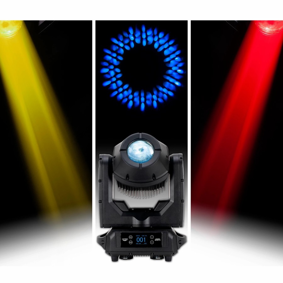 Lighting American DJ | American Dj Hydro Beam X1 Ip 65 Rated 100 Watt Discharge Moving Head With A 3 Degree Beam And 16 Facet Prism Wireless Dmx Built In