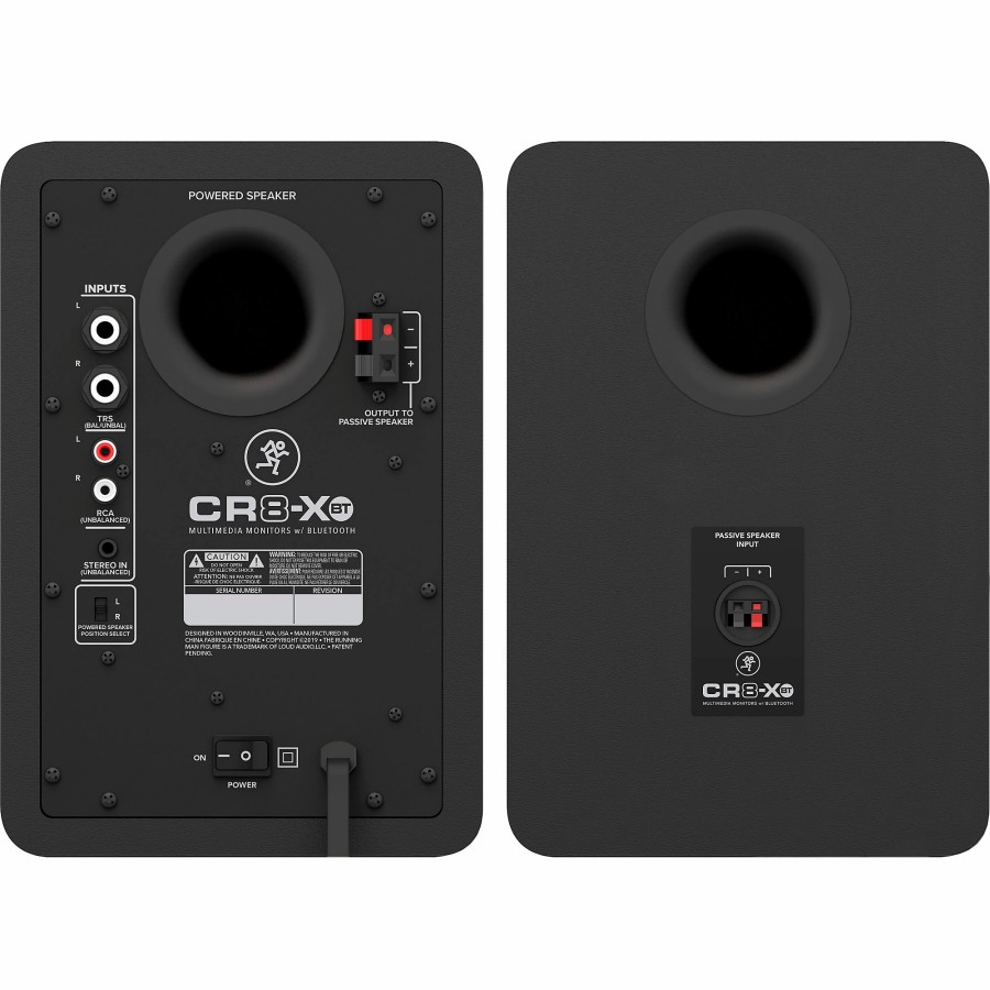 Recording Mackie | Mackie Cr8-Xbt 8" Active 160W Bluetooth Multimedia Studio Monitors, Pair