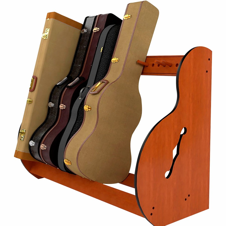 Guitars Au0026S Crafted Products Guitar Stands | A&S Crafted Products Studio Standard Guitar Case Rack Full Size (7-9 Cases)