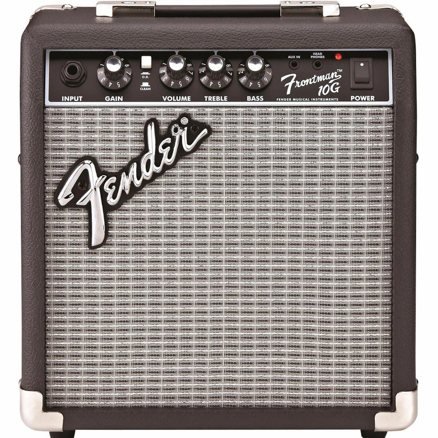 Guitars Fender Guitar Amps | Fender Frontman 10G 10W Guitar Combo Amp Black