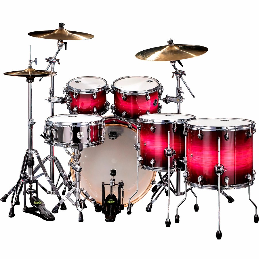 Drums Mapex Drum Sets | Mapex Lt628S Armory Series 6-Piece Studioease Shell Pack Fast Toms With 22" Bass Drum Tanzanite Burst