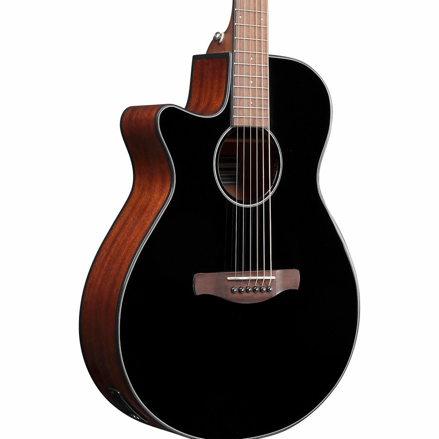 Guitars Ibanez Left Handed | Ibanez Aeg50L Grand Concert Acoustic-Electric Guitar Black