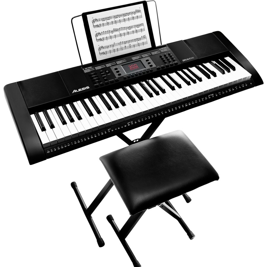 Keyboards & Midi Alesis | Alesis Bravo 61 Mk3 61-Key Keyboard With Stand And Bench