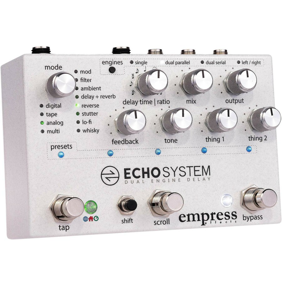 Amps & Effects Empress Effects Delay & Reverb | Empress Effects Echosystem Dual Delay Effects Pedal