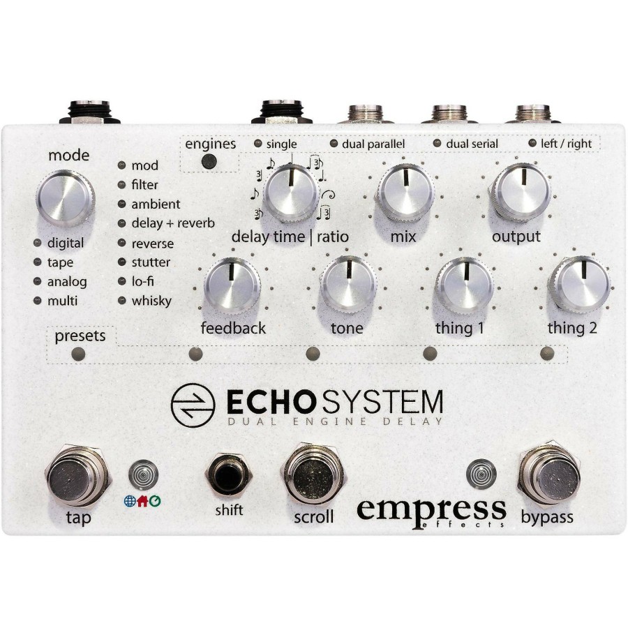 Amps & Effects Empress Effects Delay & Reverb | Empress Effects Echosystem Dual Delay Effects Pedal