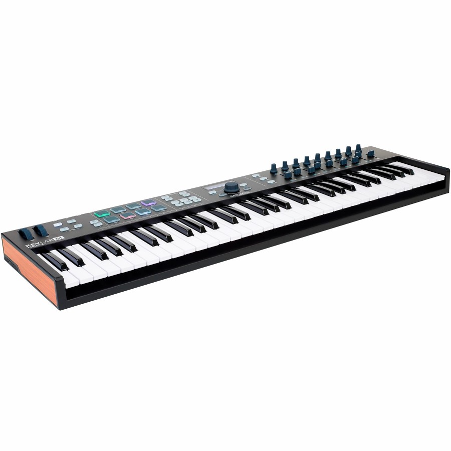 Keyboards & Midi Arturia Midi Controllers | Arturia Keylab Essential 61 Midi Keyboard Controller Black