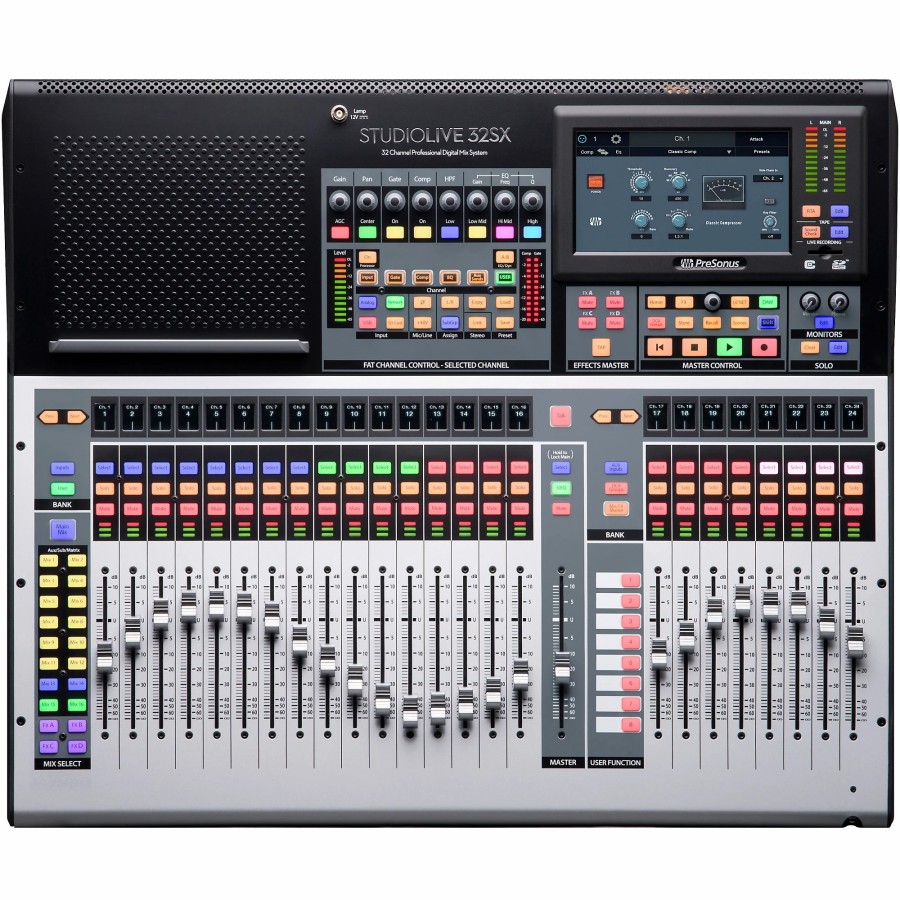 Recording PreSonus | Presonus Studiolive 32Sx 32-Channel Mixer With 25 Motorized Faders And 64X64 Usb Interface