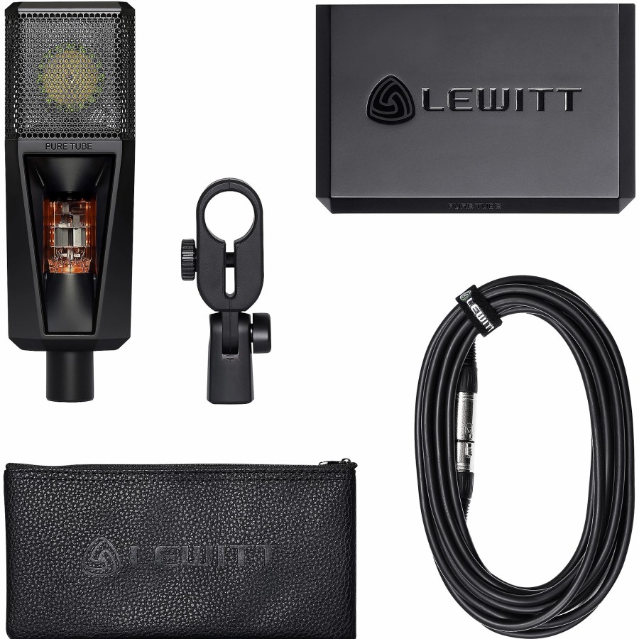 Mics & Wireless Lewitt | Lewitt Pure Tube Essential Microphone Set Black