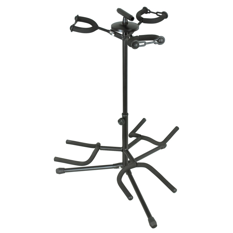 Guitars Musician's Gear Guitar Stands | Musician'S Gear Triple Guitar Stand Black