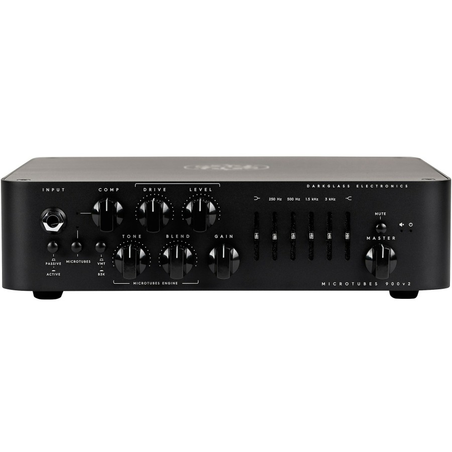 Amps & Effects Darkglass Heads | Darkglass Microtubes 900 V2 900W Bass Amp Head Black