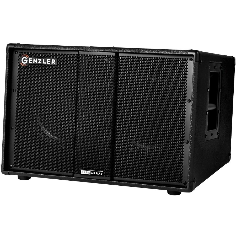 Amps & Effects Genzler Amplification Cabinets | Genzler Amplification Bass Array 210 Slanted Version, W/ 2X10" Neo And 4 X 3" Line Array Bass Cabinet