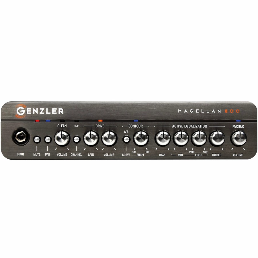 Amps & Effects Genzler Amplification Heads | Genzler Amplification Mg-800 Magellan 800W Bass Amp Head