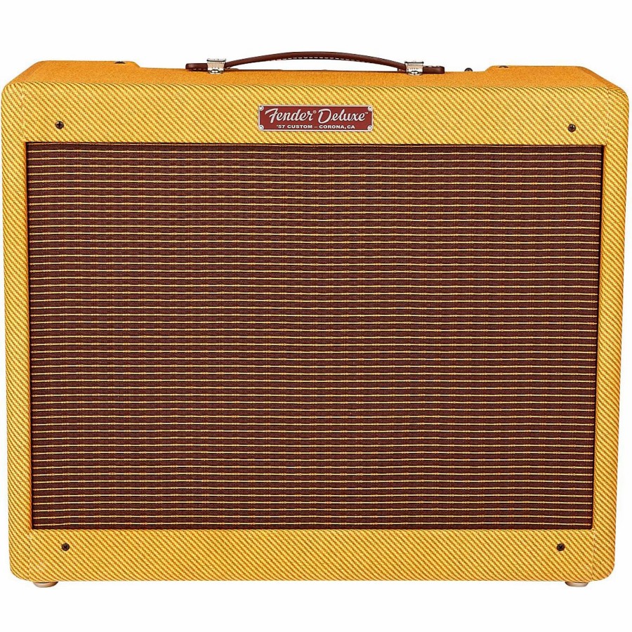 Guitars Fender Guitar Amps | Fender '57 Custom Deluxe 12W 1X12 Tube Guitar Amp Lacquered Tweed