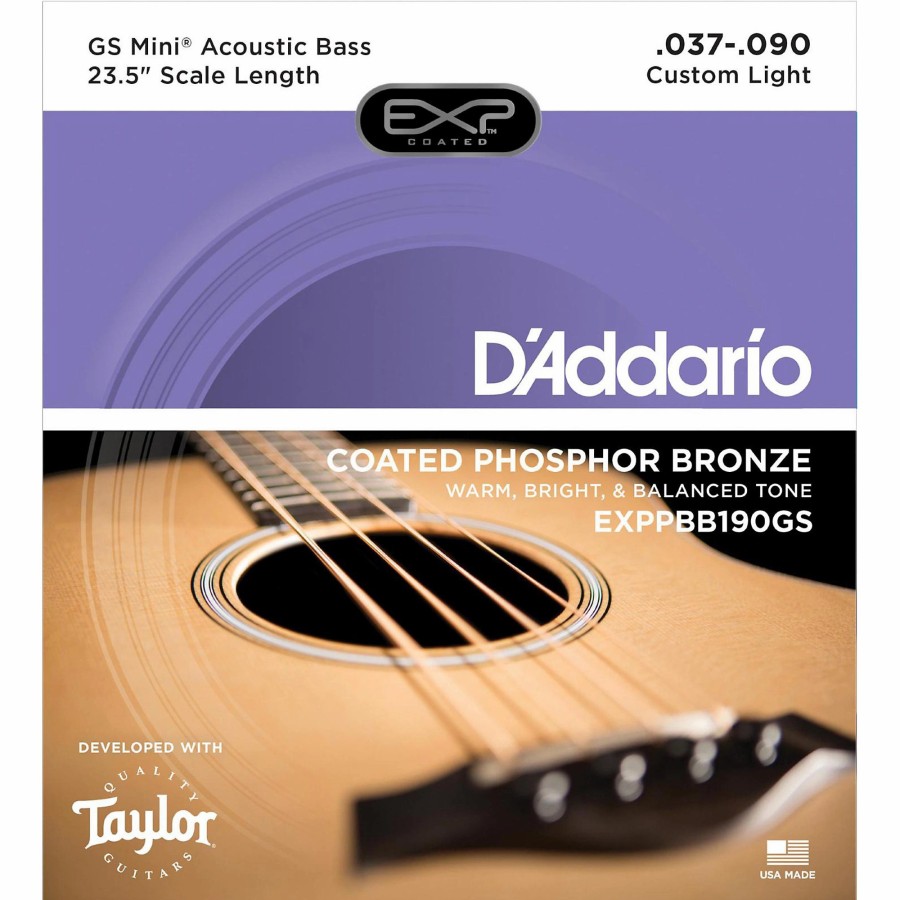 Basses D'Addario Bass Guitar Strings | D'Addario Taylor Gs Mini Bass Strings