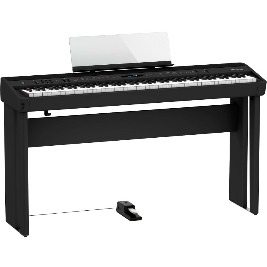 Keyboards & Midi Roland | Roland Fp-90X Digital Piano With Matching Stand And Dp-10 Pedal Black