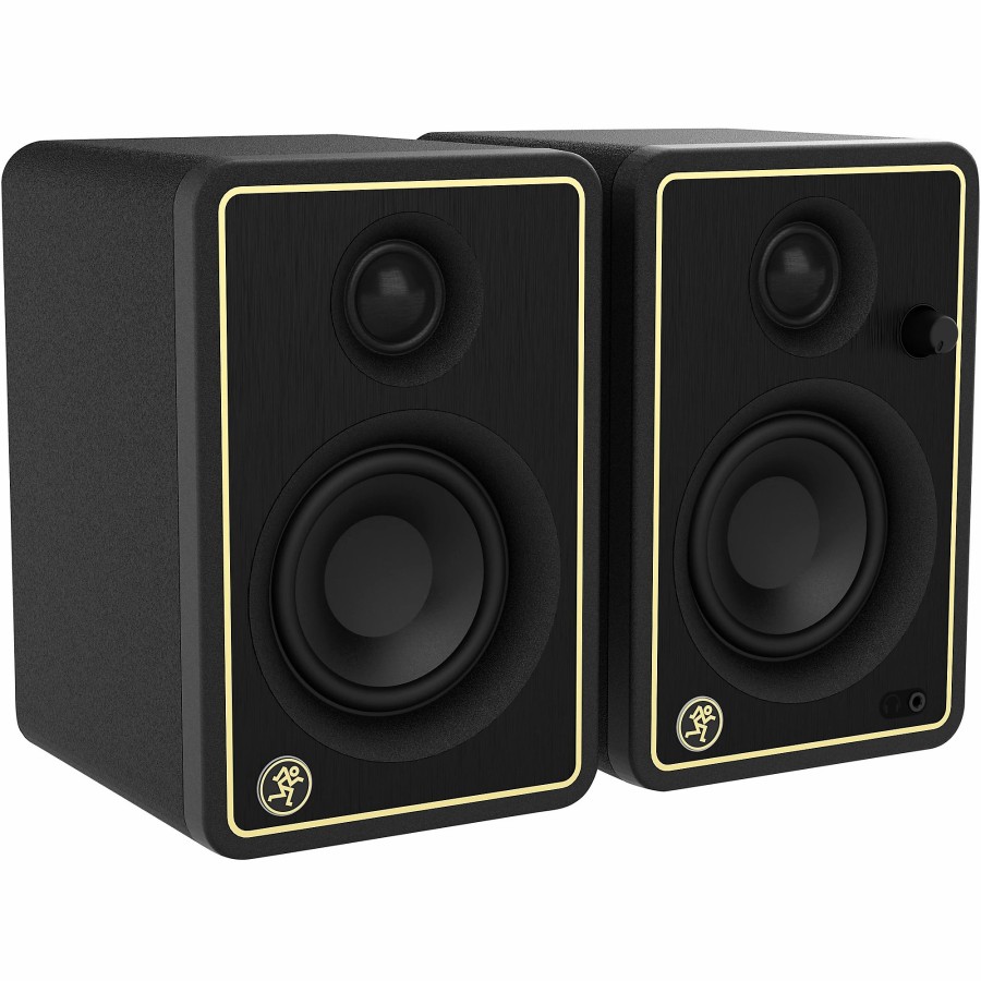 Recording Mackie | Mackie Cr3-X 3" Powered Studio Monitors Limited-Edition Gold Trim (Pair)