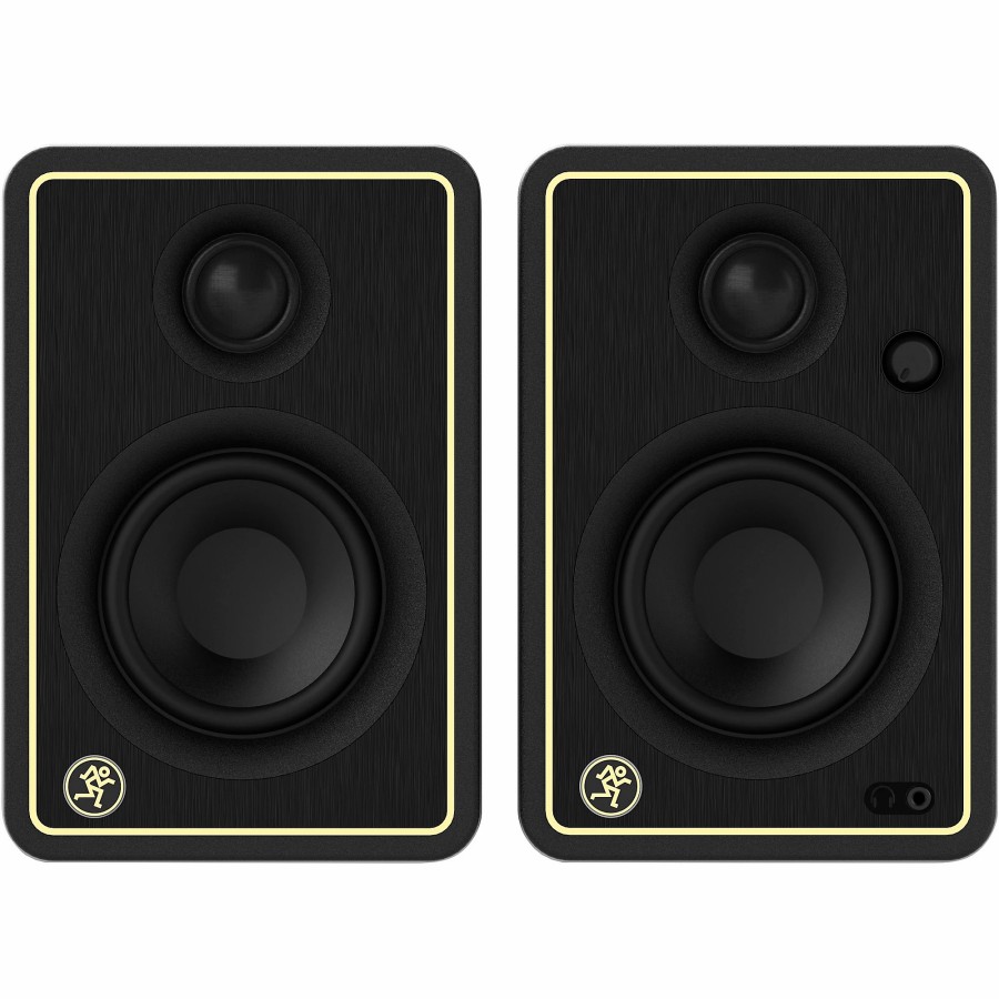 Recording Mackie | Mackie Cr3-X 3" Powered Studio Monitors Limited-Edition Gold Trim (Pair)