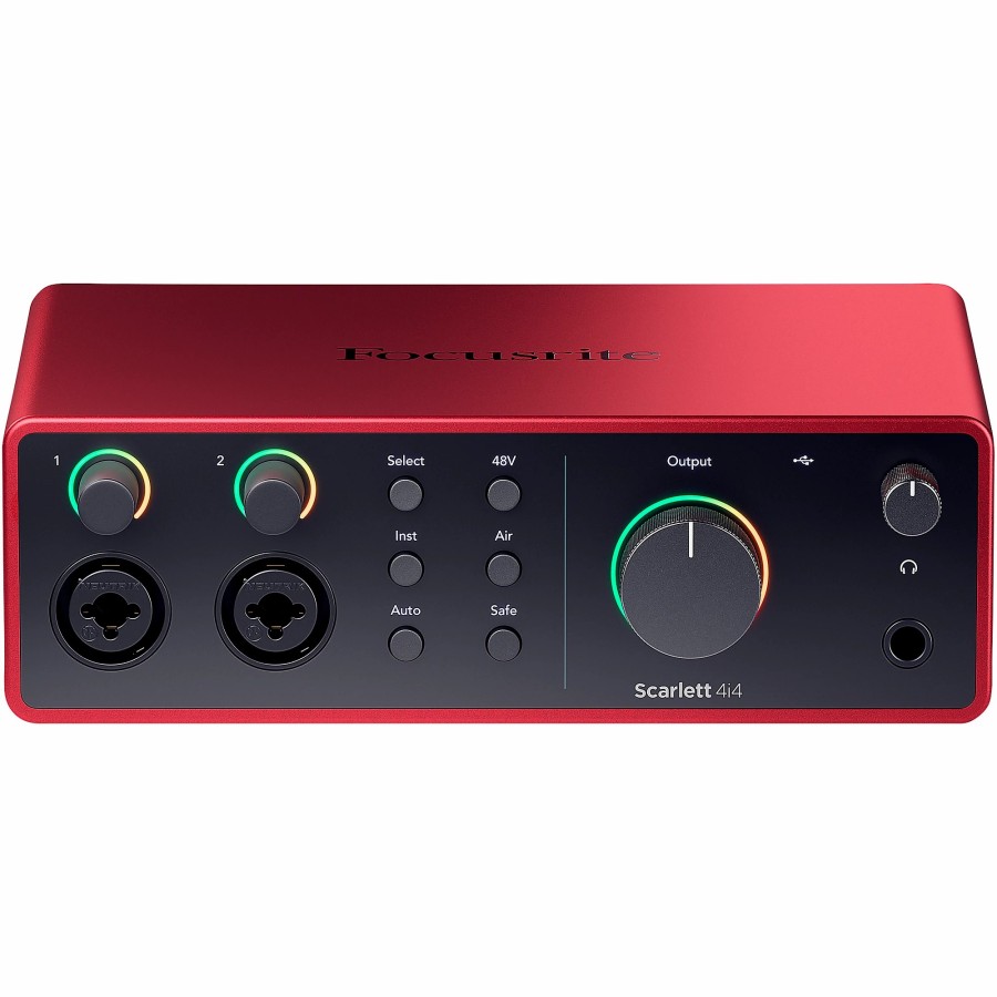 Recording Focusrite | Focusrite Scarlett Usb-C Audio Interface (Gen 4) With Avid Pro Tools Artist Perpetual (Boxed) 4I4