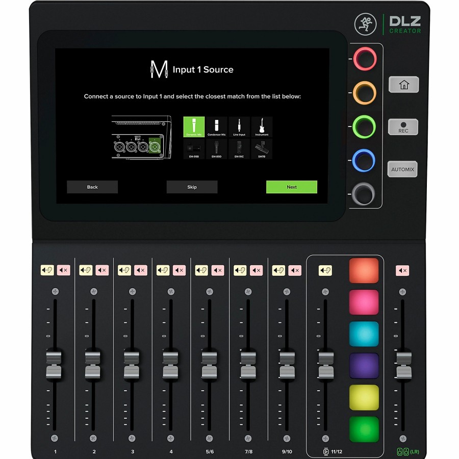 Recording Mackie | Mackie Dlz Creator Adaptive Digital Mixer For Podcasting And Streaming