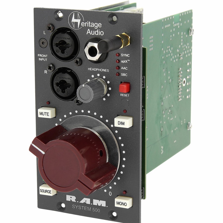 Recording Heritage Audio | Heritage Audio Ram System 500 Series Monitoring Module