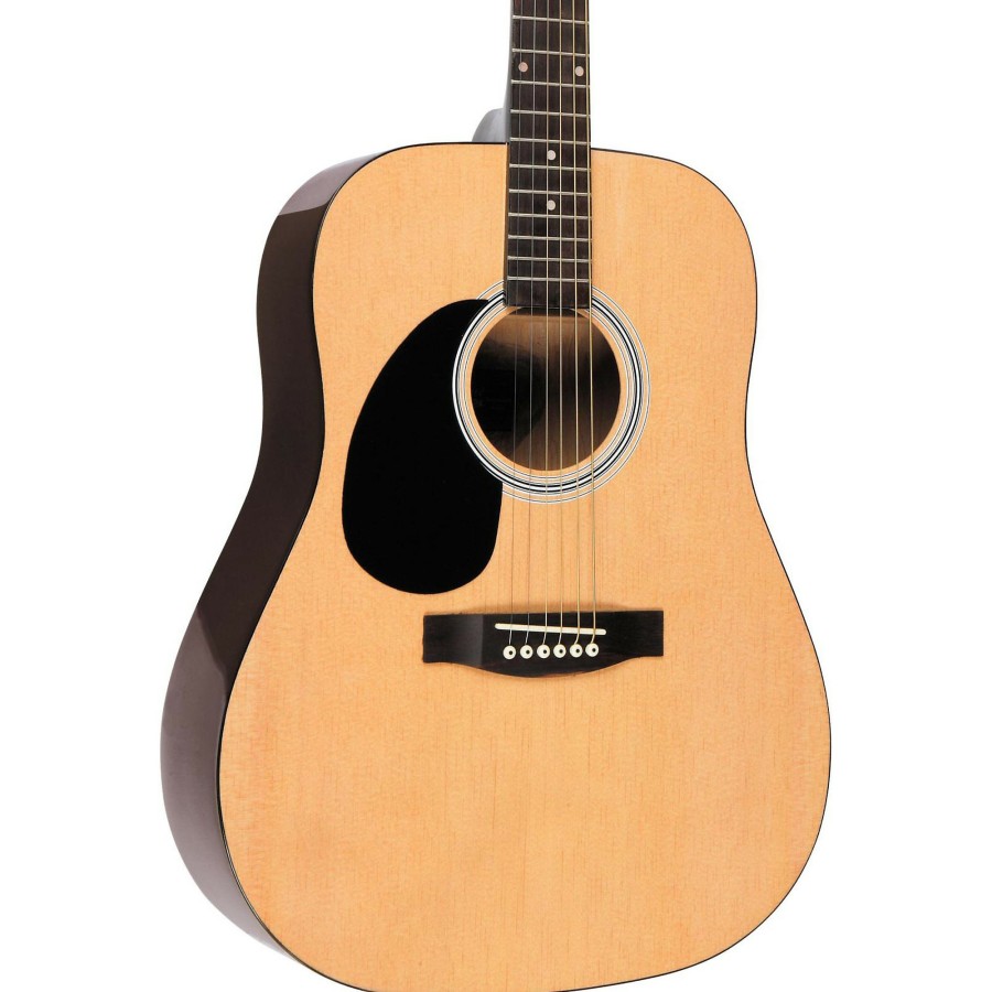 Guitars Rogue Left Handed | Rogue Rg-624 Left-Handed Dreadnought Acoustic Guitar Natural