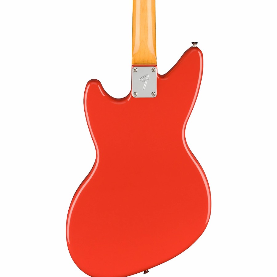 Guitars Fender Solid Body | Clearance Fender Kurt Cobain Jag-Stang Rosewood Fingerboard Electric Guitar Fiesta Red