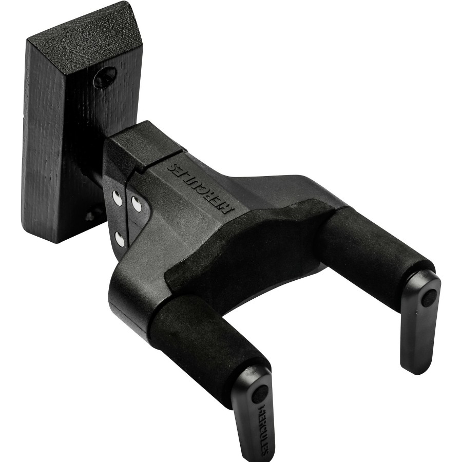 Guitars Hercules Wall Hangers | Hercules Gsp38Wbk Plus Universal Autogrip Wall Mount Guitar Hanger Black