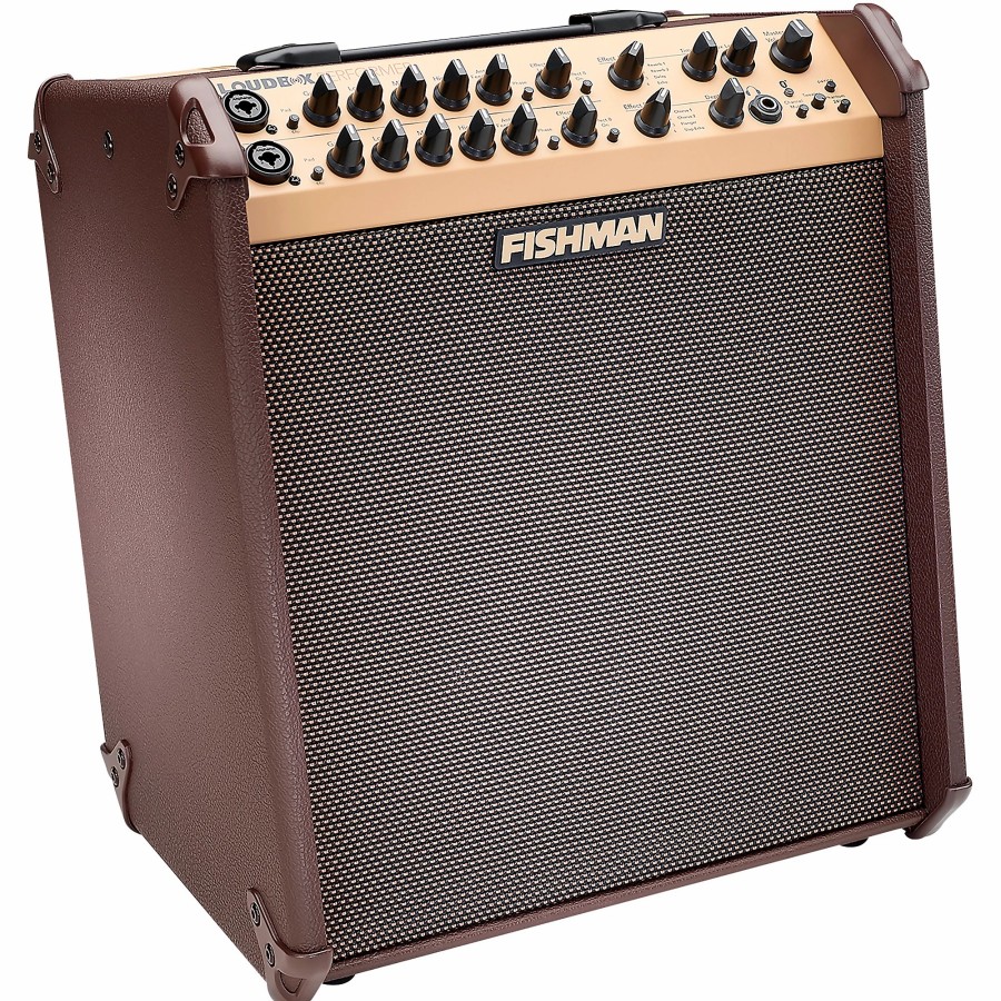 Amps & Effects Fishman Acoustic Combo Guitar Amps | Fishman Loudbox Performer 180W Bluetooth Acoustic Guitar Combo Amp Brown