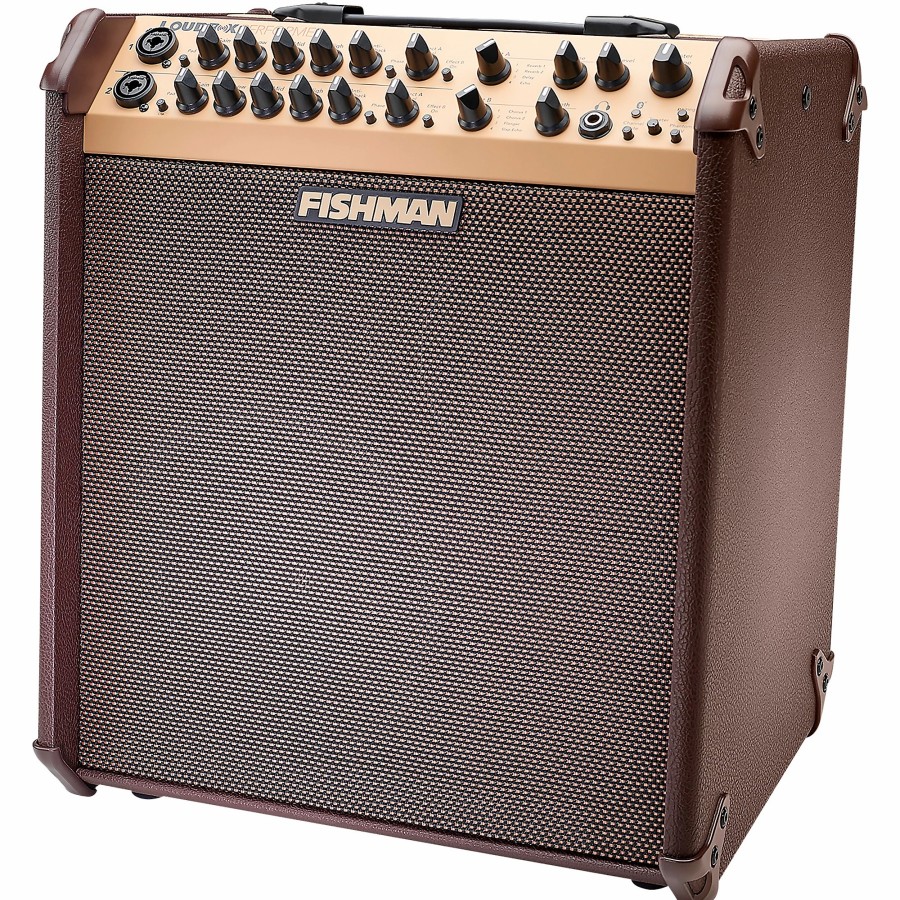 Amps & Effects Fishman Acoustic Combo Guitar Amps | Fishman Loudbox Performer 180W Bluetooth Acoustic Guitar Combo Amp Brown