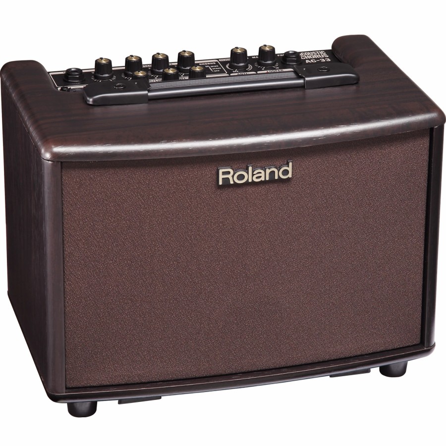 Amps & Effects Roland Acoustic Combo Guitar Amps | Roland Ac-33Rw 30W 2X5 Acoustic Combo Amp Rosewood