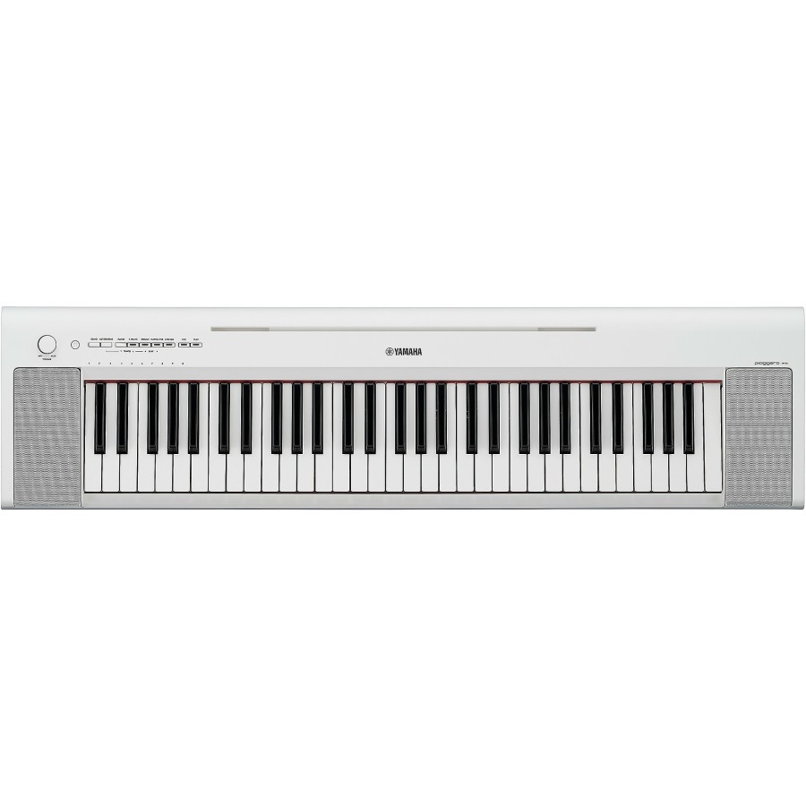 Keyboards & Midi Yamaha | Yamaha Piaggero Np-15 61-Key Portable Keyboard With Power Adapter White Beginner Package