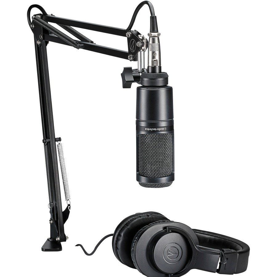 Mics & Wireless Audio-Technica | Audio-Technica At2020Pk Podcasting Studio Bundle