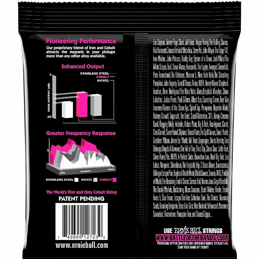 Guitars Ernie Ball Guitar Strings | Ernie Ball 2723 Cobalt Super Slinky Electric Guitar Strings