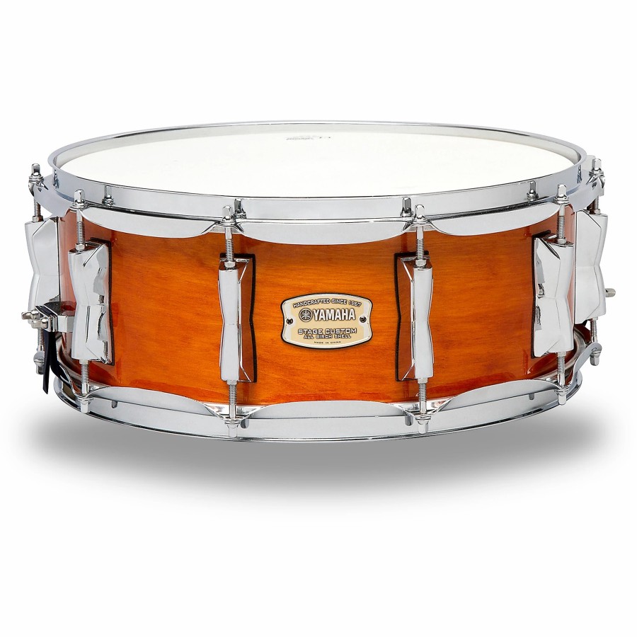 Drums Yamaha Snare Drums | Yamaha Stage Custom Birch Snare 14 X 5.5 In. Honey Amber