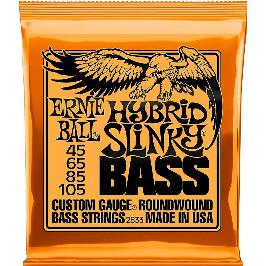 Basses Ernie Ball Bass Guitar Strings | Ernie Ball 2833 Hybrid Slinky Roundwound Bass Guitar Strings