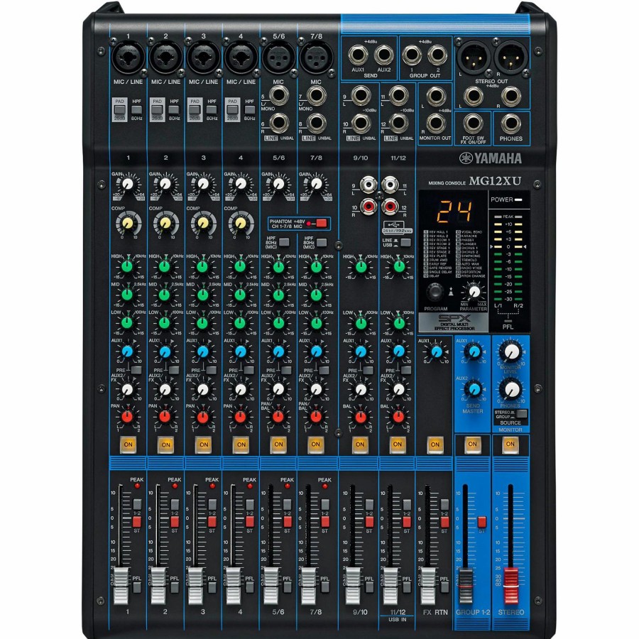 Recording Yamaha | Yamaha Mg12Xu 12-Channel Mixer With Effects