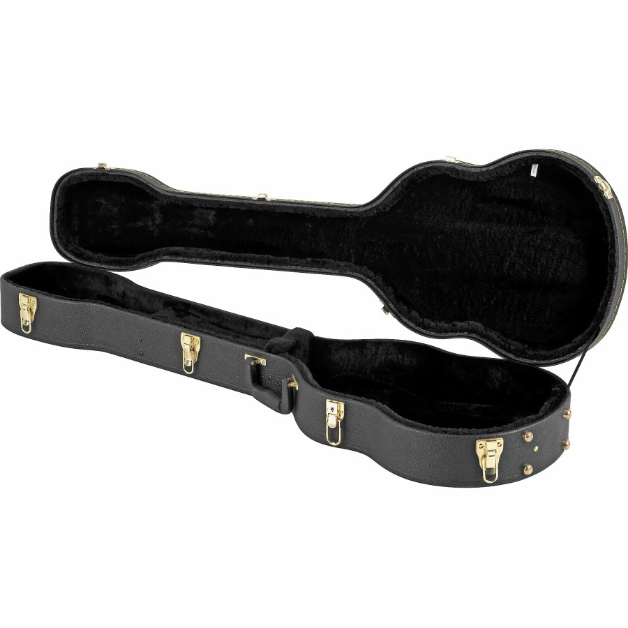 Basses Musician's Gear Cases & Gig Bags | Musician'S Gear Electric Bass Case Violin Shaped Black