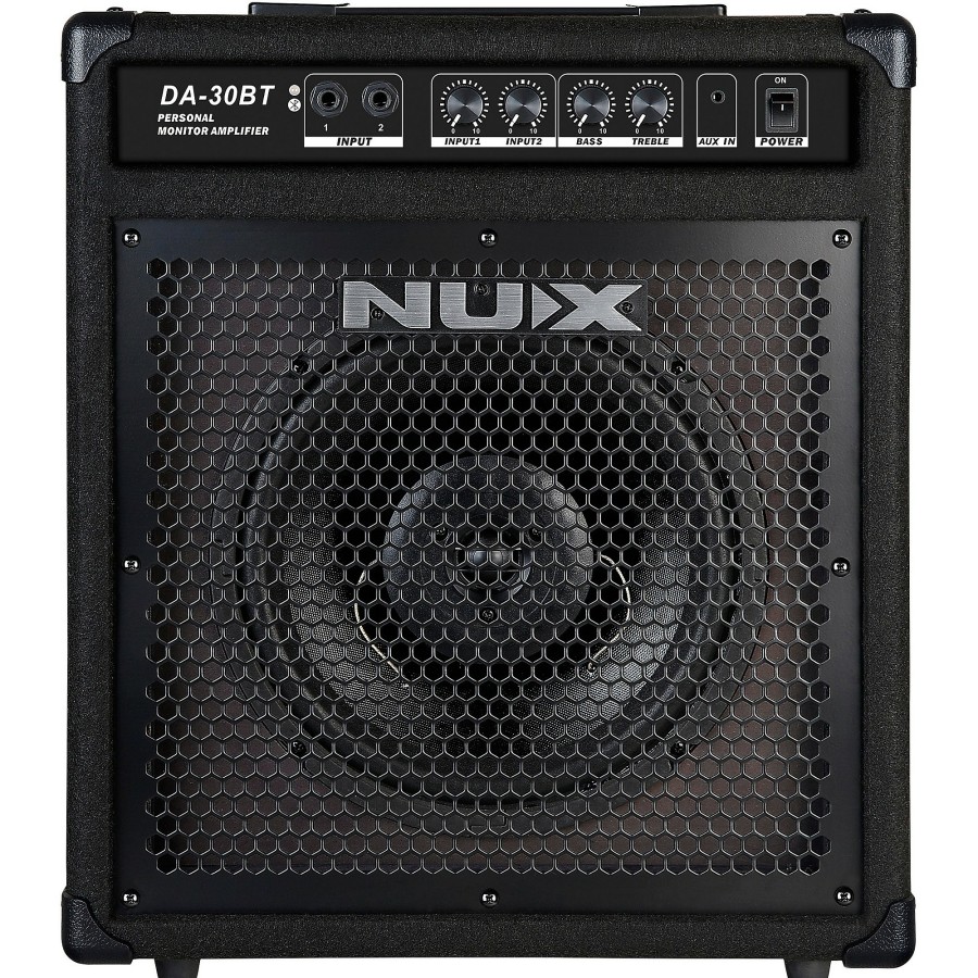 Drums NUX Drum Amps | Nux Da-30Bt 30W Drum Amp With Bluetooth Black