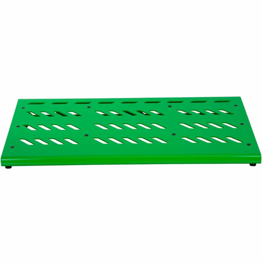 Amps & Effects Gator Pedalboards | Gator Green Aluminum Pedalboard Xl With Carry Bag