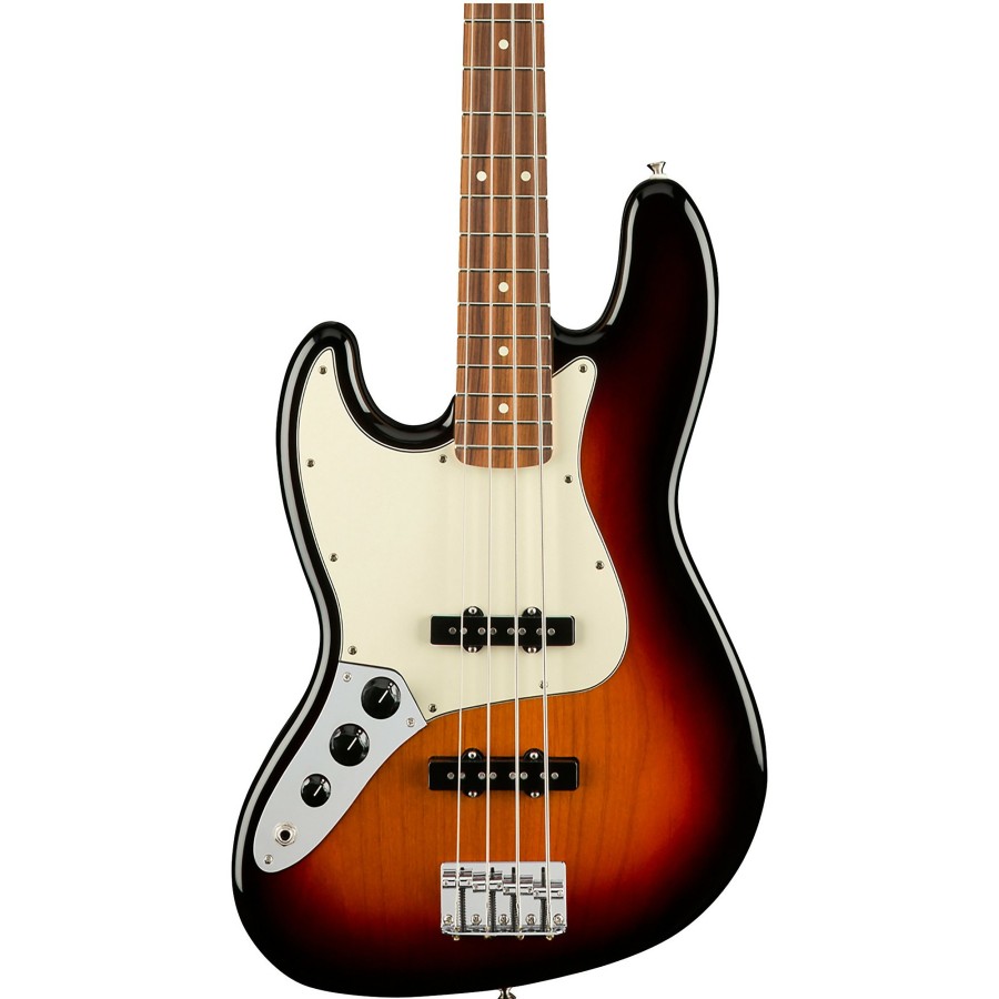 Basses Fender Left-Handed | Fender Player Jazz Bass Pau Ferro Fingerboard Left-Handed 3-Color Sunburst