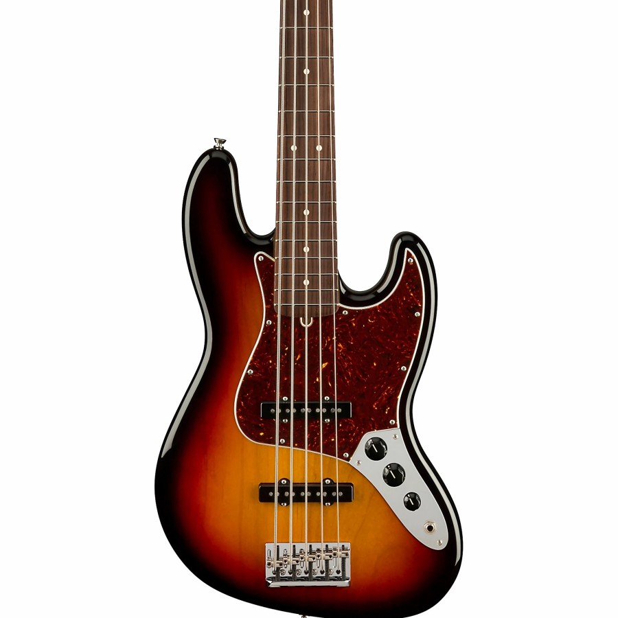 Basses Fender 5-String | Fender American Professional Ii Jazz Bass V Rosewood Fingerboard 3-Color Sunburst