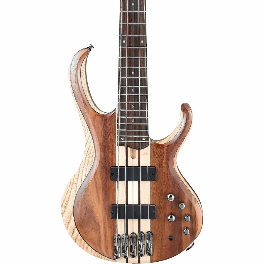 Basses Ibanez 5-String | Ibanez Btb745 5-String Electric Bass Guitar Low Gloss Natural