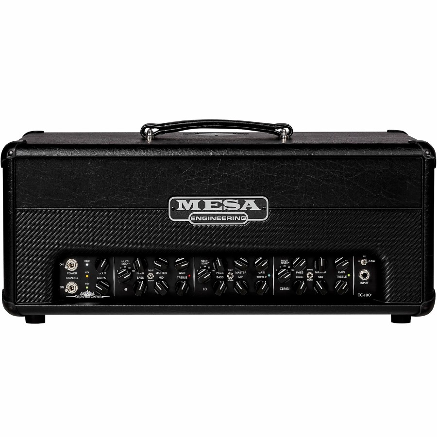 Amps & Effects MESA/Boogie Heads | Mesa/Boogie Triple Crown Tc-100 Guitar Tube Head Black