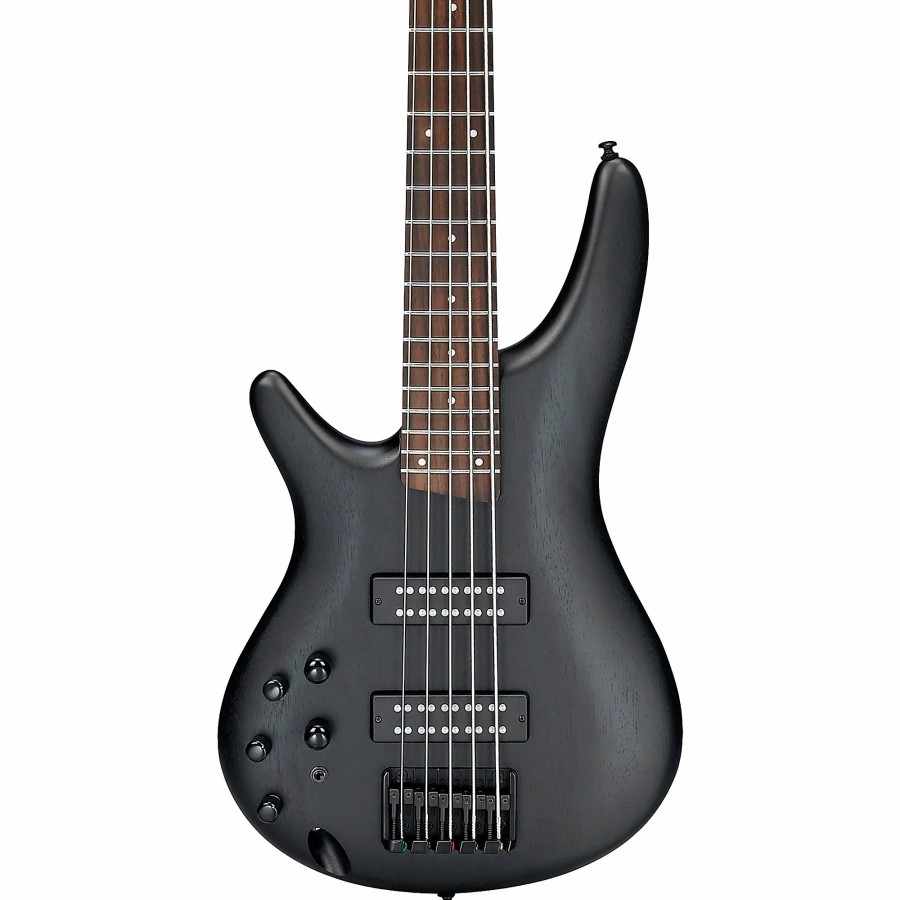 Basses Ibanez Left-Handed | Ibanez Sr305Ebl Left-Handed 5-String Electric Bass Guitar Weathered Black