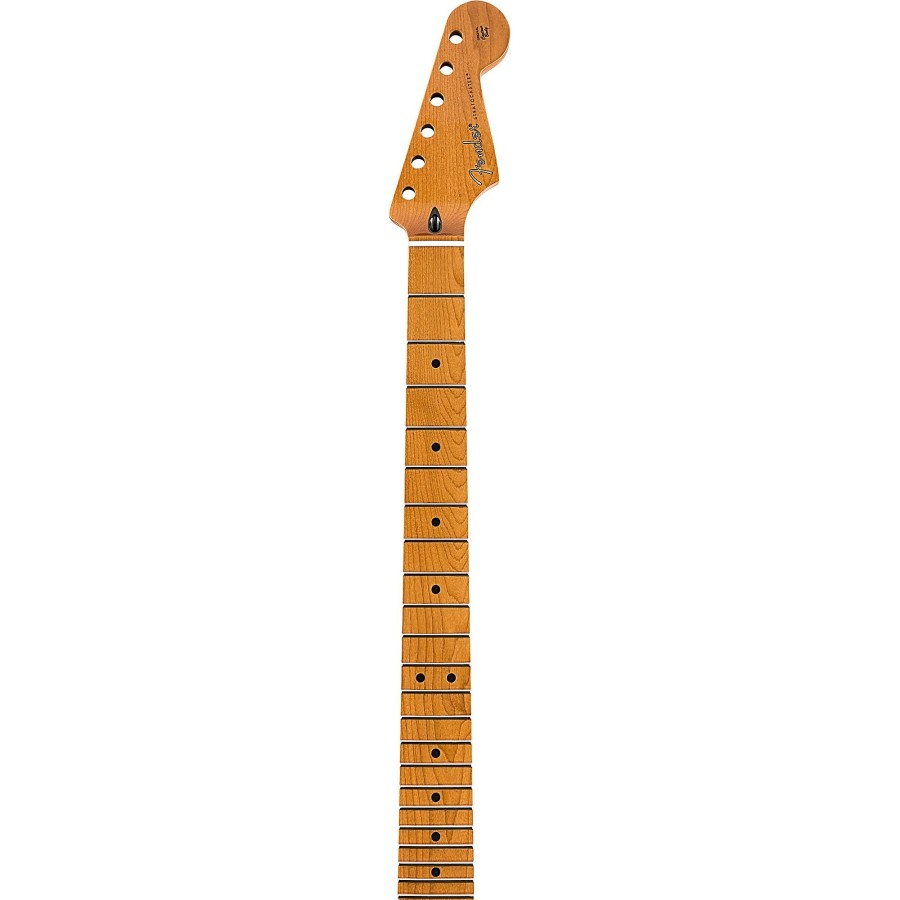 Basses Fender Fretted Instrument Accessories & Parts | Fender Roasted Stratocaster Neck Flat Oval Shape, Maple Fingerboard