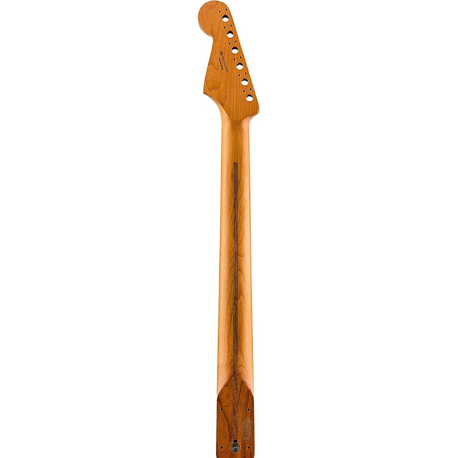 Basses Fender Fretted Instrument Accessories & Parts | Fender Roasted Stratocaster Neck Flat Oval Shape, Maple Fingerboard