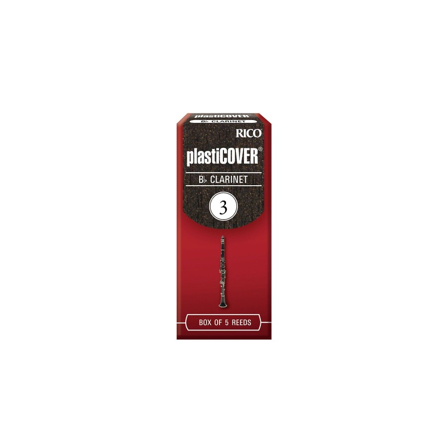 Accessories Rico | Rico Plasticover Bb Clarinet Reeds Strength 3 Box Of 5