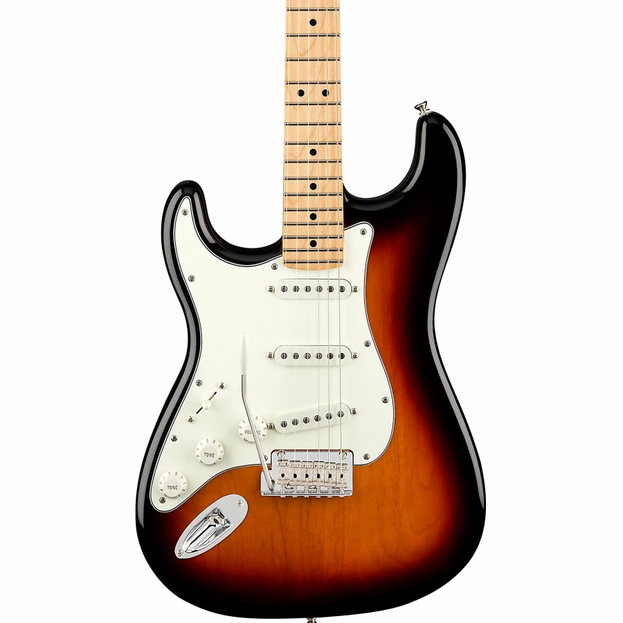 Guitars Fender Left Handed | Fender Player Stratocaster Maple Fingerboard Left-Handed Electric Guitar 3-Color Sunburst