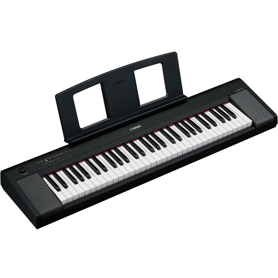 Keyboards & Midi Yamaha | Yamaha Piaggero Np-15 61-Key Portable Keyboard With Power Adapter Black