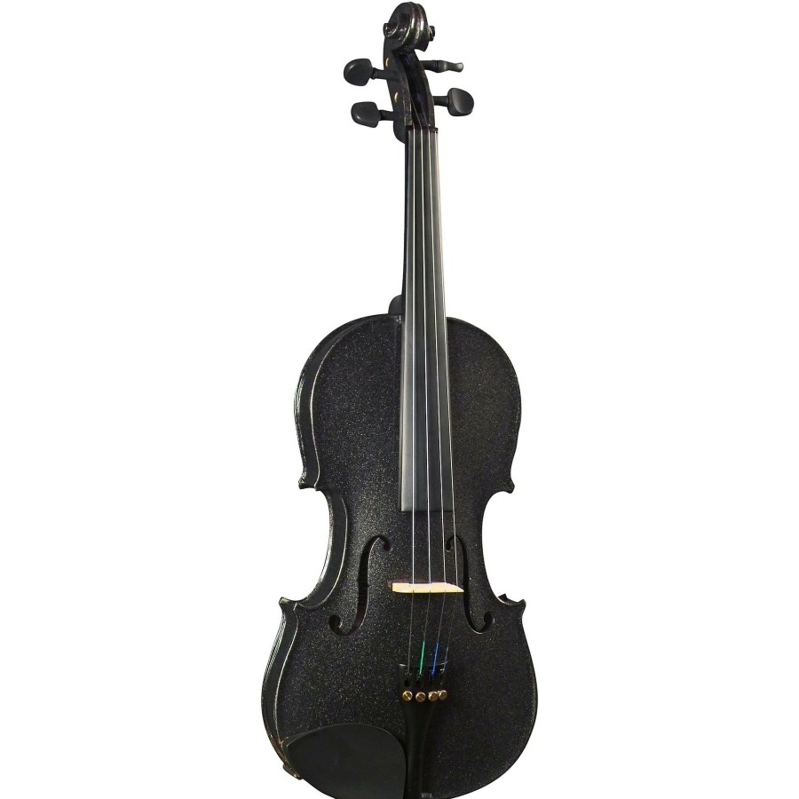 Band & Orchestra Cremona | Cremona Sv-130Bk Series Sparkling Black Violin Outfit 4/4 Size